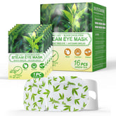 ProCIV masque yeux vapeur thé vert, ensemble de 16, pour relaxation et confort oculaire.