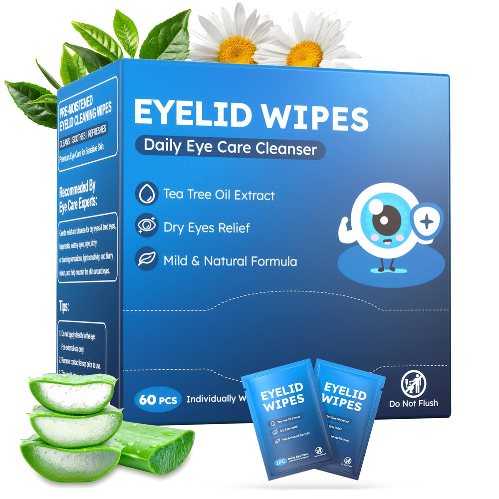 Lingettes ProCIV paupières et cils hydratantes pour nettoyer en douceur