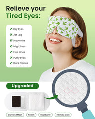 Masque ProCIV yeux vapeur: température réglable, 104–113°F, pour un confort oculaire prolongé.