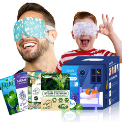 Masques yeux vapeur ProCIV lavande, détente et fatigue oculaire.