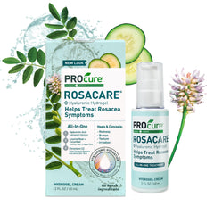 PROcure Rosacare CC Hydrogel – bouteille prête à l’emploi pour apaiser les rougeurs.