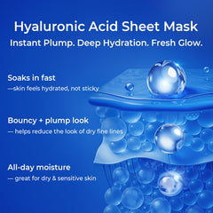Prof. Ling masque HA multi-niveaux, absorption hydratante en profondeur.