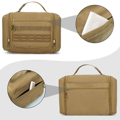 Prokva sac toilette tactique anse détachable pour séchage rapide