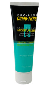 PROLINE Comb-Thru Lite-Crème sur cheveux homme : hydratation sans gras dans un tube.