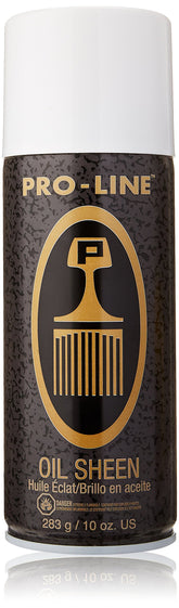 Proline huile-brillance en action sur la bouteille, brillance durable.