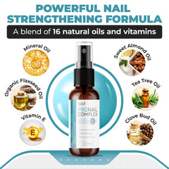 Nature’s NutriWave PronailComplex ingrédients naturels pour nourrir et protéger les ongles.