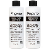 Bouteille Pronto 240 ml d’acétone pour enlever le vernis.