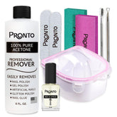 Pronto démaquillant vernis gel 8oz acétone pur retire rapidement le gel