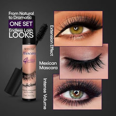 Prosa Mascara Set: brosse-precision pour une application sans paquets.