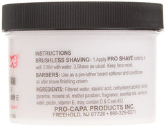 Pro-Shave crème de rasage sans brosse nourrit grâce à lanoline et vitamine E.