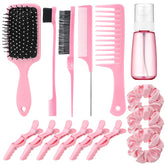 ProSuites ensemble-coiffure rose: pratique pour routine rapide et soignée.