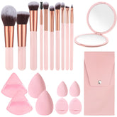 Ensemble ProSuites pinceaux maquillage voyage pour retouches rapides.