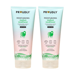 Proudly: bouteille du soin hydratant pour les boucles des bébés prêt pour usage.
