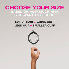 PuffCuff Junior design-griffe: prise ferme et sans tiraillement.