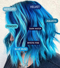 Pulp Riot Bleu Muse – mélange possible avec autres teintes pour personnaliser.