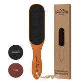 Pumice Valley brosse-pieds avec manche pour un soin pratique sous la douche.