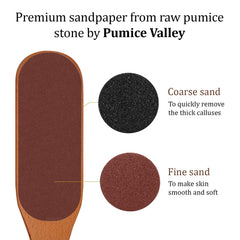 Pumice Valley grattoir-callosités-pieds, peau plus lisse et douce.