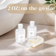 Pumtus Bouteille compacte 60ml, idéale pour emporter dans le sac.