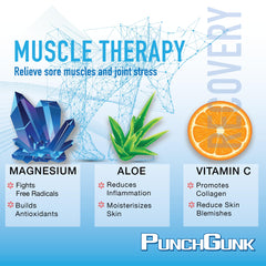 PunchGunk thérapie musculaire – relaxation après l’effort grâce à la dissolution rapide.