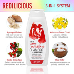 Punky Colour: application sur cheveux rouge avec douceur.