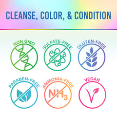 Punky Colour Bluemania hair shine after use with healthy-looking finish.