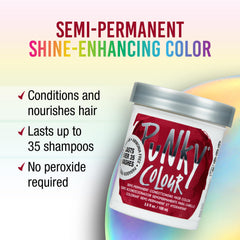 Punky Red Wine – pinceau d’application précis pour une teinte uniforme.
