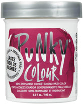 Punky Rose Red, bouteille, couleur semi-permanente prête à l'emploi pour un look audacieux.