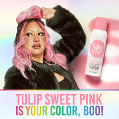 Punky couleur Rose pâle sèche rapidement sans endommager les cheveux.