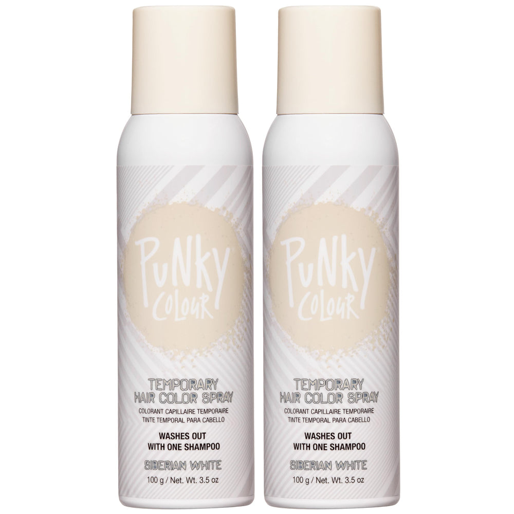 Punky Siberian White vaporisateur: couleur temporaire éclatante et rapide.