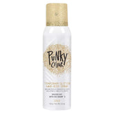 Punky spray paillettes dorées sur cheveux pour un éclat immédiat.