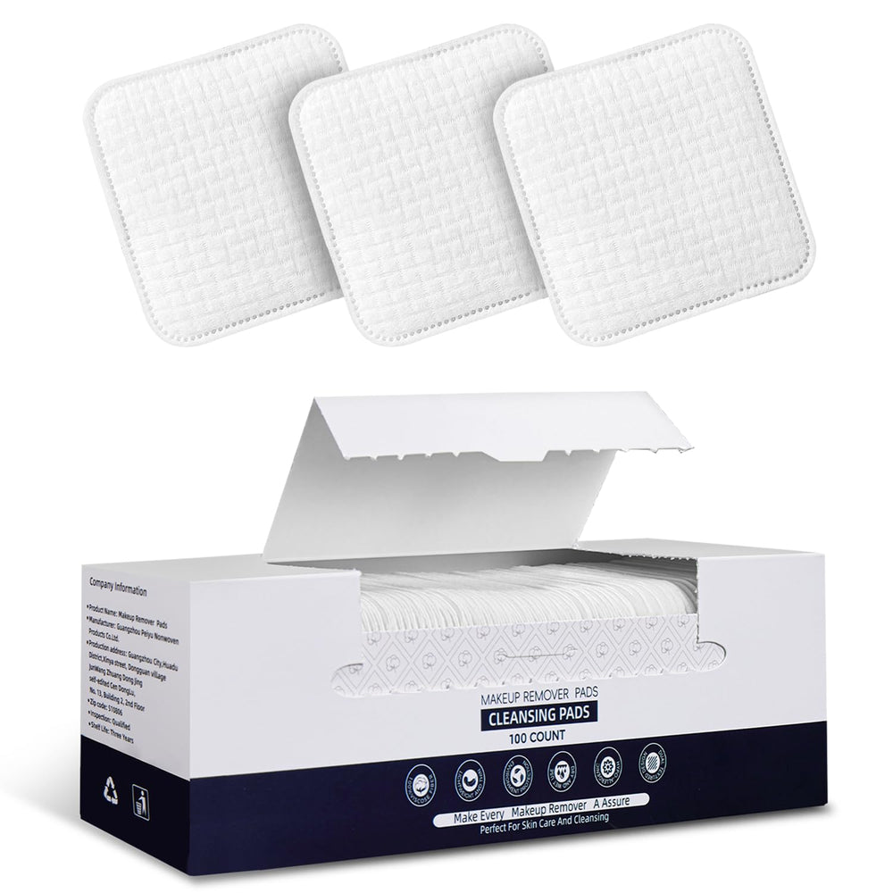 PUPUPE disques coton premium, 100 pièces, douceur et propreté pour le visage.