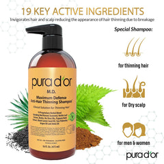 PURA D'OR MD Conditionneur bouteille : hydrate et démêle en douceur.