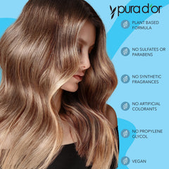 PURA D'OR Sh shampooing thérapie cèdre et sauge calmants