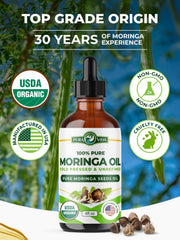 PURA VIDA MORINGA: huile cheveux nourrissante apporte brillance naturelle.