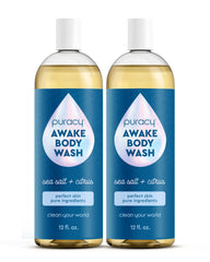 Puracy Gel Douche Citrus Mer: bouteille rafraîchissante pour démarrer la journée.