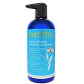 PURA D'OR Moisture Protect, bouteille visible, pour cheveux hydratés et faciles à démêler.