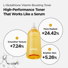PURCELL L-Glutathione Toner en pompe pour une application propre et efficace.