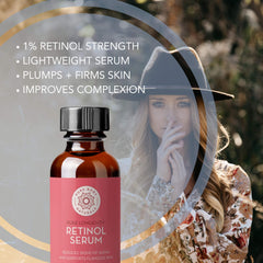 Pure Body Naturals vitamin C serum bottle for brightening and antioxidant care.