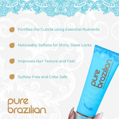 Masque Pure Brazilian acai et arginine: brillance et cuir chevelu protégé.