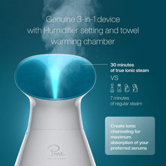 Pure Daily Care NanoSteamer contrôle précis de la température.