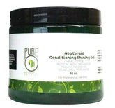 Pure O Gel brillance professionnelle sur la bouteille, application facile.