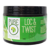 Gel Pure O coiffant pour locs et tresses, fixation durable et brillance naturelle.
