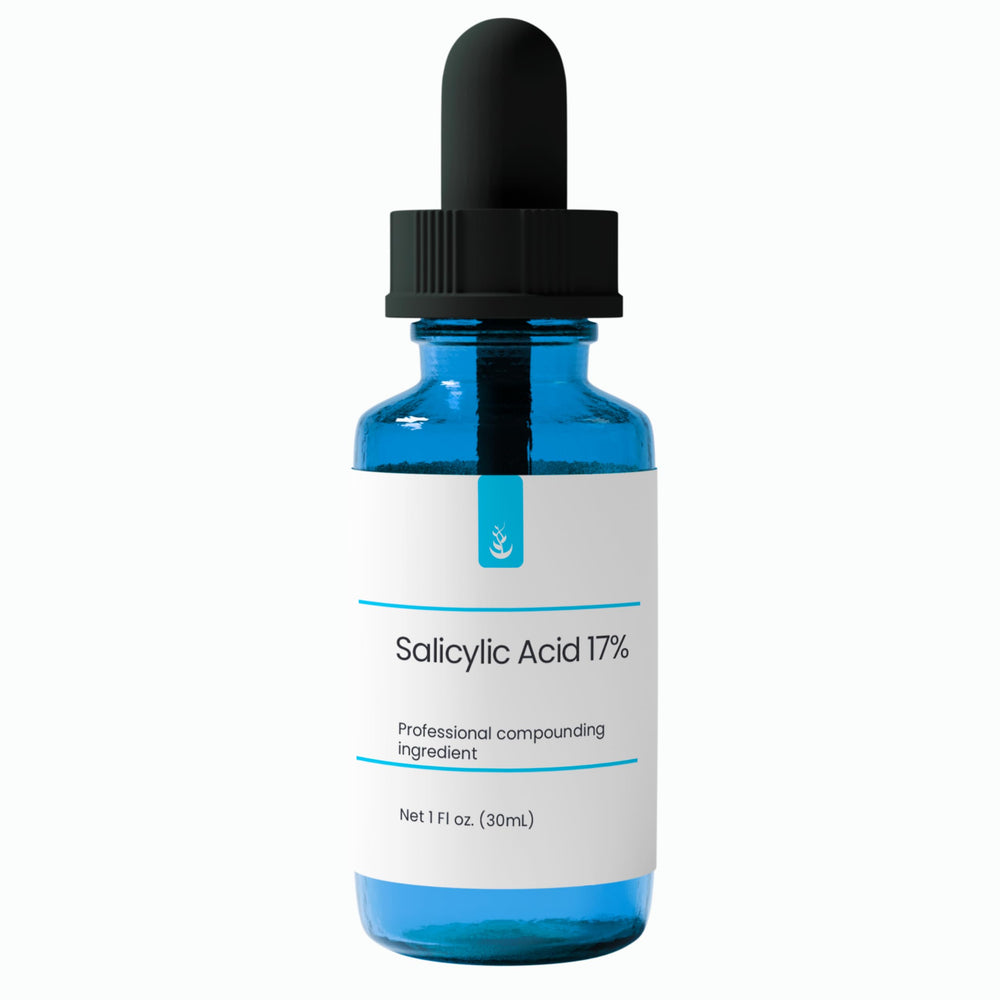 Pure Original Ingredients – Bouteille compte-gouttes d'acide salicylique 17% pour application précise.