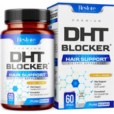 Pure Research DHT Blocker – Bouteille de capsules, soutien potentiel à la croissance des cheveux.