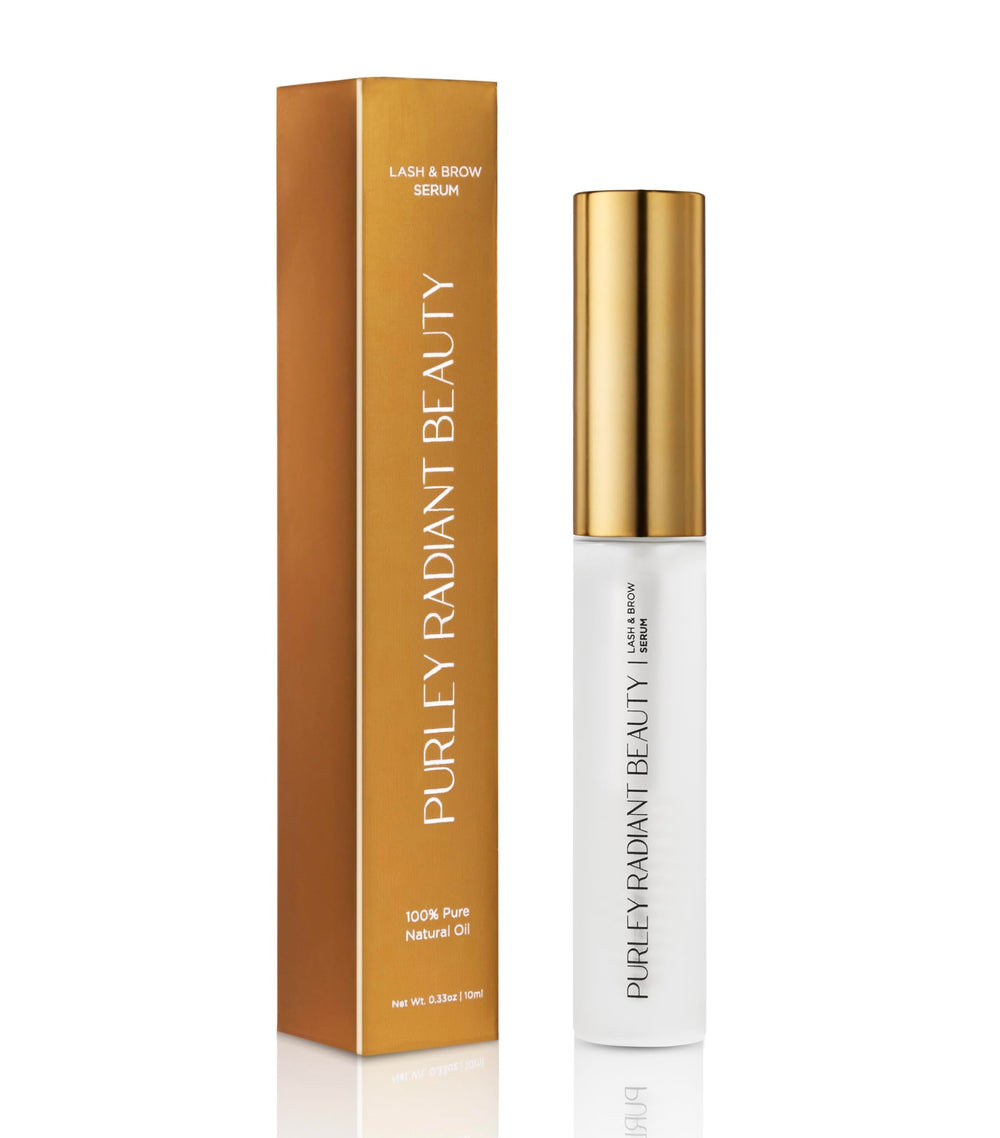 Purely Radiant Sérum, bouteille lash: amélioration de l’apparence des cils de façon douce.
