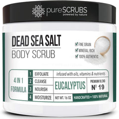 PureSCRUBS gommage eucalyptus en pot 16 oz pour peau plus lisse