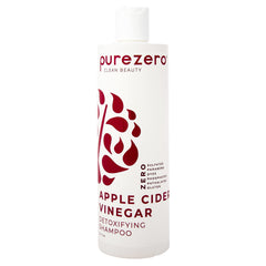 Purezero Shampoing Detox Bouteille, équilibre cuir chevelu et cheveux hydratés.