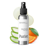Purist brume capillaire anti-pelliculaire — bouteille pompe facile à utiliser et hydratante.