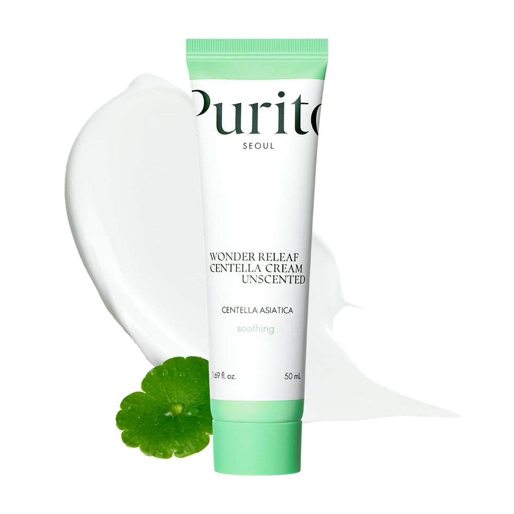 Purito Centella sans parfum crème flacon – apaisement rapide pour peaux sensibles