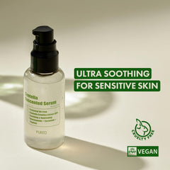 Texture gel légère du sérum PURITO qui s absorbe rapidement et calme les irritations.